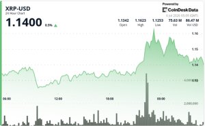 XRP, 1,14 Dolar Seviyesini Geride Bırakarak Yüzde 3 Yükseldi