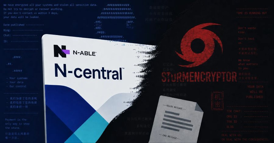 Çin Bağlantılı Hackerlar N-central Açığını Kullanarak Yeni StormEncryptor Fidye Yazılımını Dağıtıyor