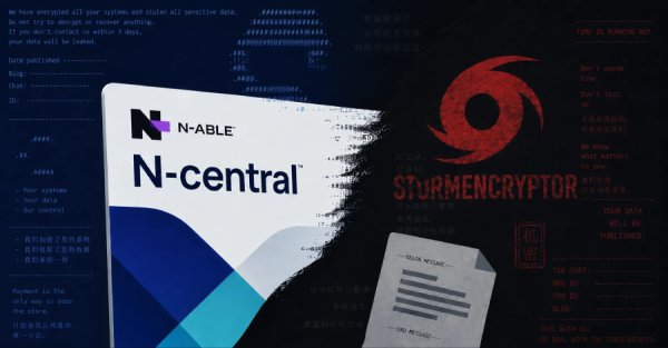 Çin Bağlantılı Hackerlar N-central Açığını Kullanarak Yeni StormEncryptor Fidye Yazılımını Dağıtıyor