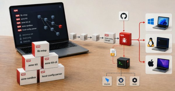 18 Kötü Amaçlı npm Paketi, Alibaba Araçlarını Kullananları Hedef Alan Platformlar Arası RAT Dağıtıyor