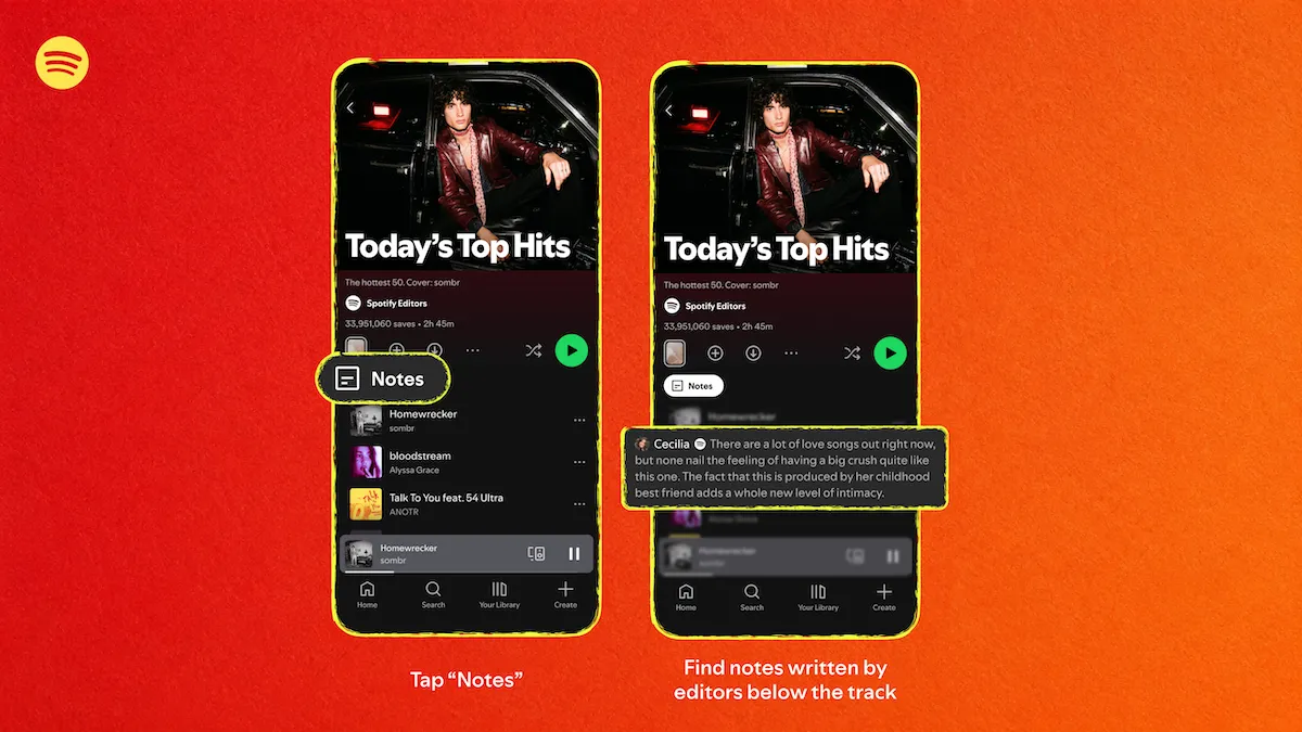 Spotify'de Yeni Özellik: Playlist Notes
