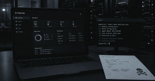 Paperclip AI'da Kritik Güvenlik Açıkları: Kötü Amaçlı Ajan İçe Aktarmayla Sistem Komutları Çalıştırılabiliyor