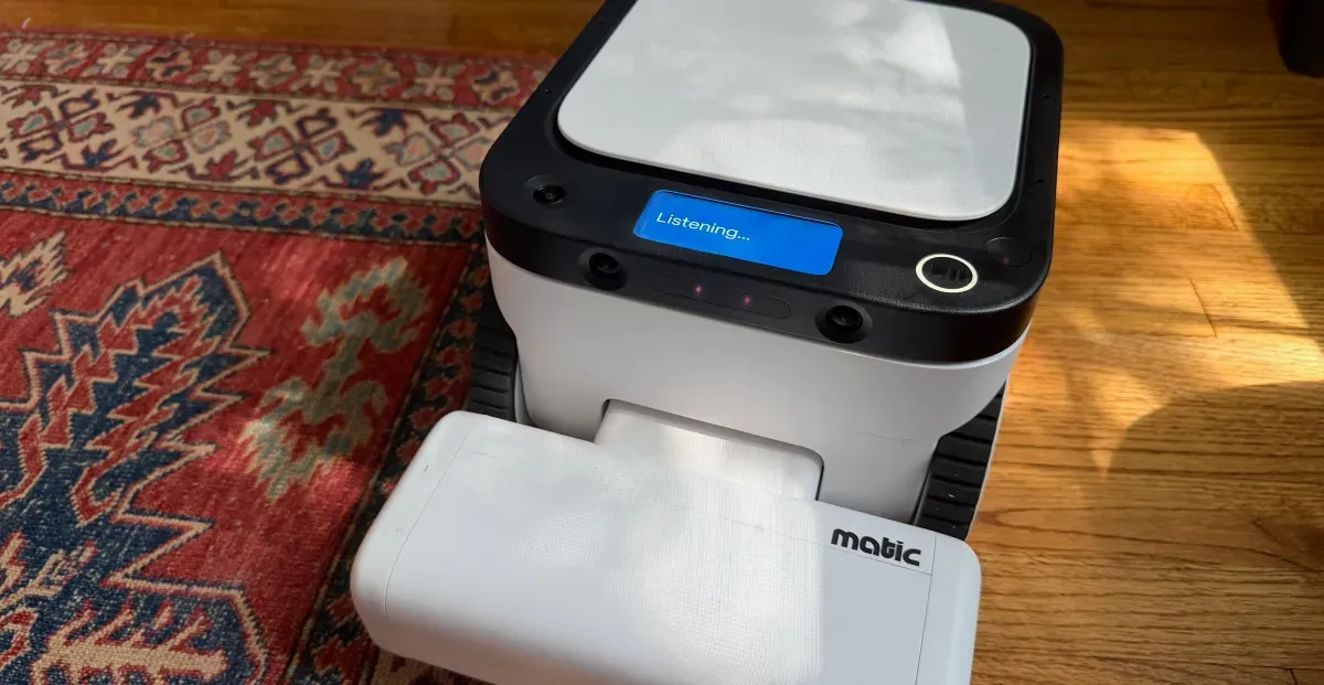 Matic Robot Süpürgesi Artık Jest ve Ses Komutlarıyla Kontrol Edilebilir