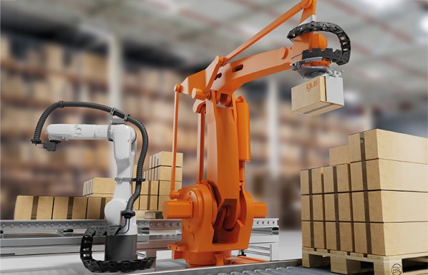 igus, Endüstriyel Robotlar İçin 600 Derece Dönebilen Enerji Zincirini Piyasaya Sürdü