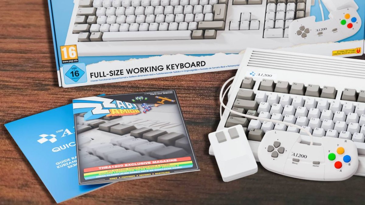 Amiga A1200 Yeniden Yapımı, İkonik Bir UK Oyun Dergisi ile Geliyor