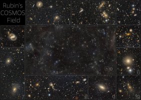 Gökyüzünün En Derin Görüntüsü: Rubin'in COSMOS Alanı