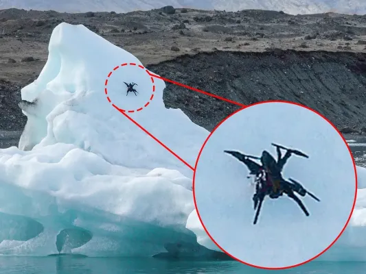 Pençeli Drone'lar Arktik Buzdağlarına Tüneyebiliyor