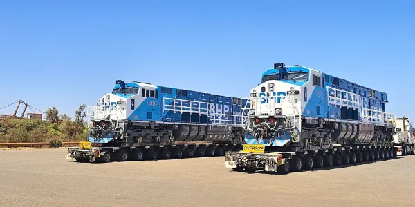 Ekipman vurgusu: 4.400 hp Wabtec FLXDrive elektrikli lokomotif [güncelleme]