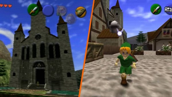 Ocarina of Time'ın Tüm Prerender'lerini 3D'de Yeniden Oluşturuyorum