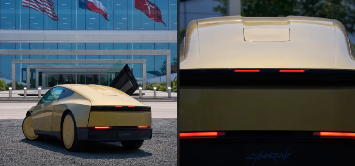 Tesla, Starlink Antenli İlk Cybercab'ını Tanıttı