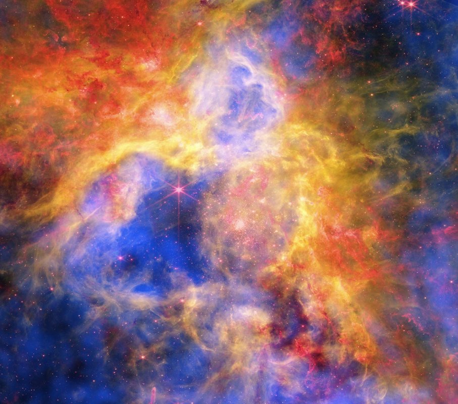 NASA Teleskopları Tarantula Nebulası'nın Büyüleyici Görüntüsünü Ortaya Çıkardı