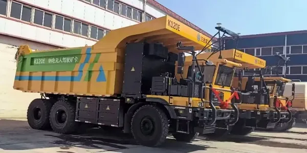 Dünyanın İlk Sodyum İyonlu Elektrikli Maden Kamyonu Çin'de Hizmete Başladı
