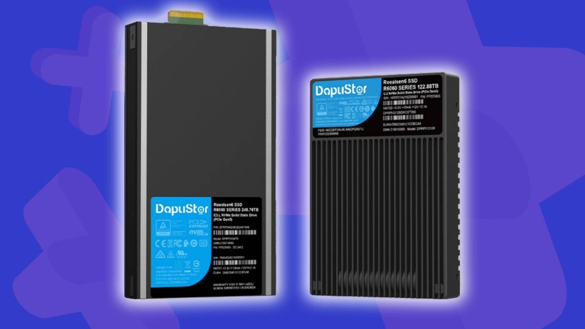 DapuStor 512 TB'lik Devasa SSD'sini Tanıttı, Ancak Oyun İçin Değil