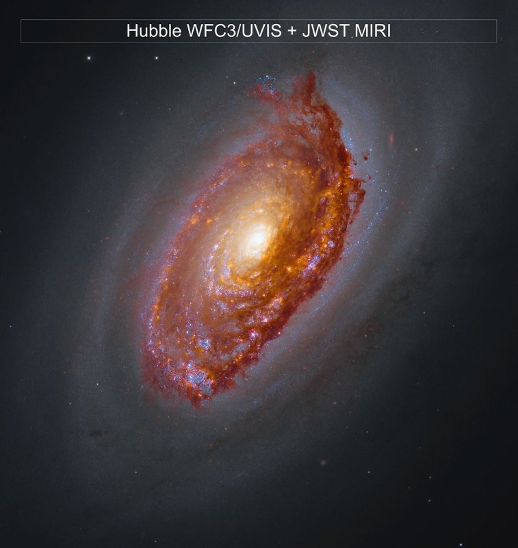Apod: 2026 Eylül 16 – Webb’in M64 Görünümü
