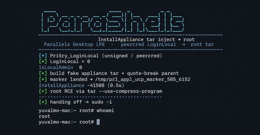 Parallels Desktop Açığı Yetkisiz Mac Kullanıcılarının Root Erişimi Elde Etmesine Yol Açıyor, Intel Mac'ler Düzeltmeyi Kuramıyor
