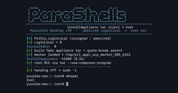 Parallels Desktop Açığı Yetkisiz Mac Kullanıcılarının Root Erişimi Elde Etmesine Yol Açıyor, Intel Mac'ler Düzeltmeyi Kuramıyor