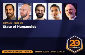 State of Humanoids açılış konuşması RoboBusiness'ta sektör liderlerini bir araya getirecek