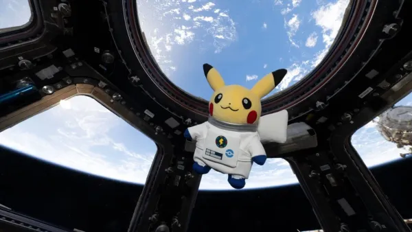 Pikachu artık astronot oldu ve gerçek uzaya gitti