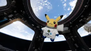 Pikachu artık astronot oldu ve gerçek uzaya gitti