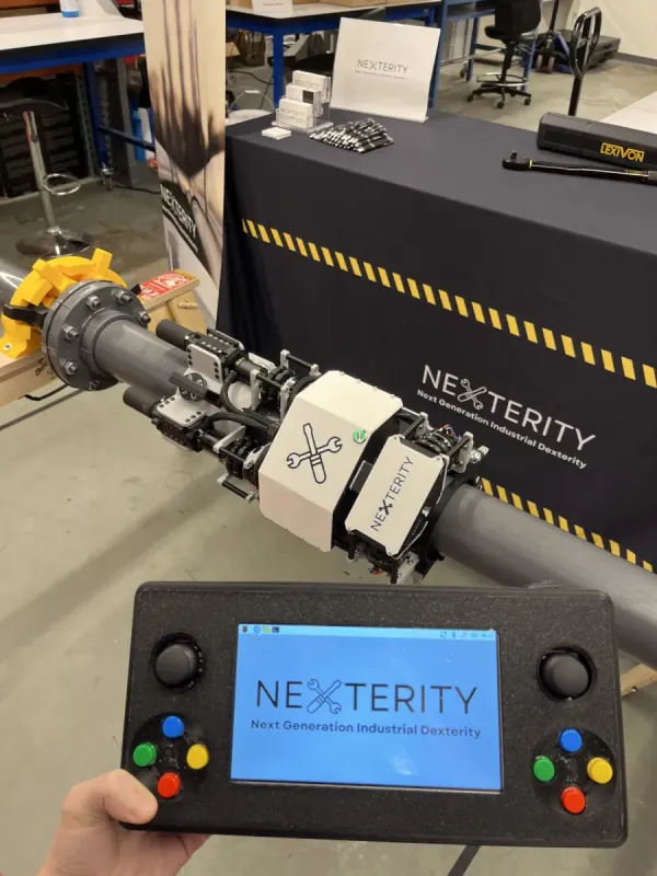 Nexterity boru tesisatının zorlu ve tehlikeli kısmını otomatikleştirmek istiyor