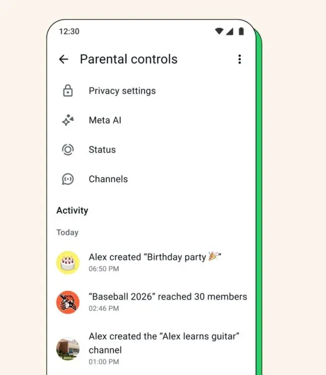 WhatsApp genç hesaplar için yeni ebeveyn kontrolleri ekliyor