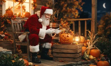 Santa Balkabağına Bir Söz Söylemek İstiyor