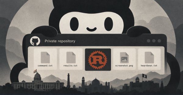 Transparent Tribe özel GitHub depolarını C2 için kullanarak yeni Rust arka kapısı dağıtıyor