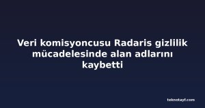 Veri komisyoncusu Radaris gizlilik mücadelesinde alan adlarını kaybetti