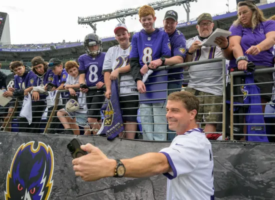 NASA astronotu Reid Wiseman Ravens vs. Saints maçına katıldı