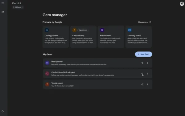 Google Gemini'deki Gems özelliğini kapatıyor, yerine skills getiriyor