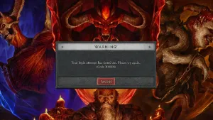 Blizzard Diablo 4'ün 30. yıl dönümü sezonu 15 başlangıcını hata kodları nedeniyle erteledi