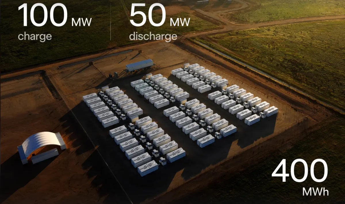 144 Tesla Megapack, Avustralya'nın ilk 8 saatlik şebeke bataryasını güçlendiriyor