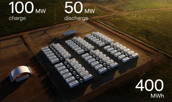144 Tesla Megapack, Avustralya'nın ilk 8 saatlik şebeke bataryasını güçlendiriyor