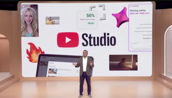 YouTube Studio uygulamasında içerik üreticileri için yeni yapay zeka özellikleri