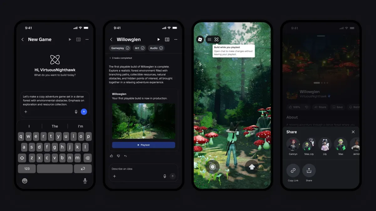 Roblox, AI ile oyun yapmayı kolaylaştırıyor — oyunları Roblox dışından da oynatacak