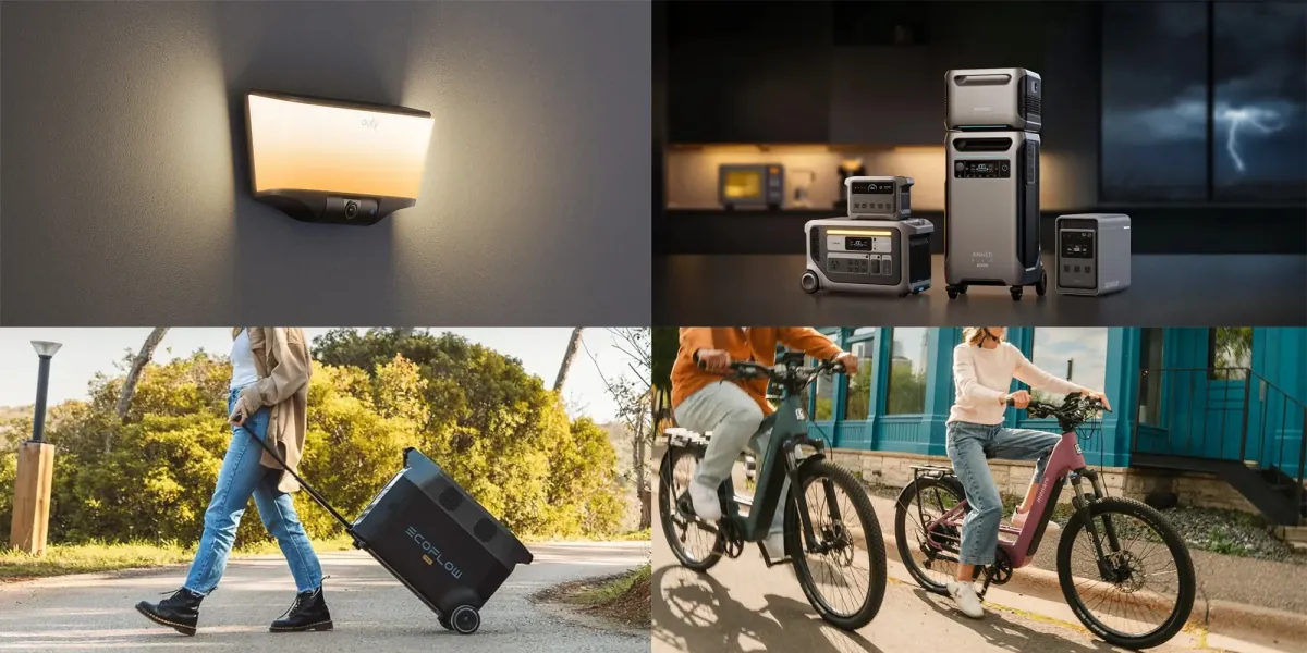 Anker solar HomeKit-ready Wall Light Cam S4 lansman fırsatı, Anker SOLIX güç istasyonu satışı uzatıldı, Monarc e-bisiklet paketleri ve daha fazlası