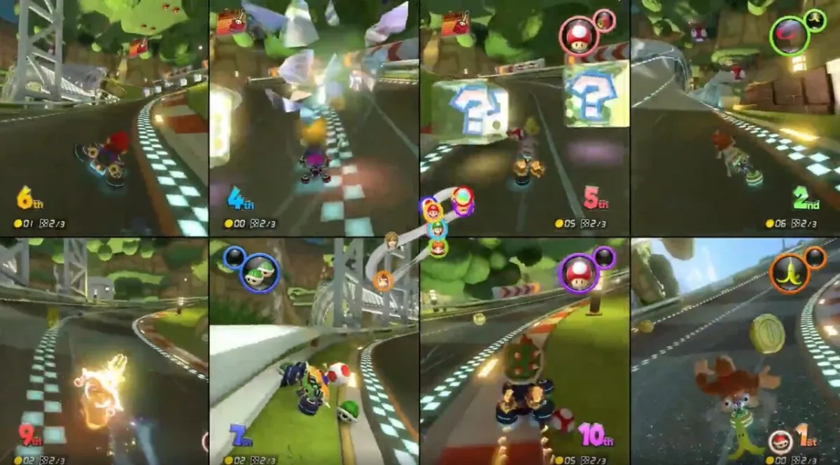 Mario Kart 8 Deluxe'e Ücretsiz Switch 2 Güncellemesi: 8 Kişilik Bölünmüş Ekran Modu Sürprizi