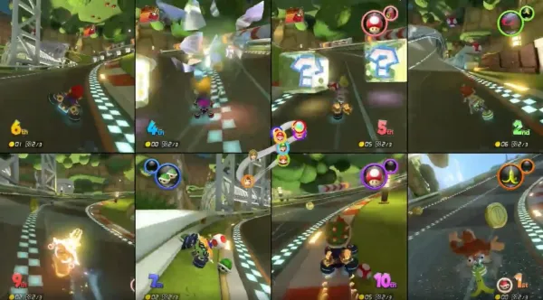 Mario Kart 8 Deluxe'e Ücretsiz Switch 2 Güncellemesi: 8 Kişilik Bölünmüş Ekran Modu Sürprizi