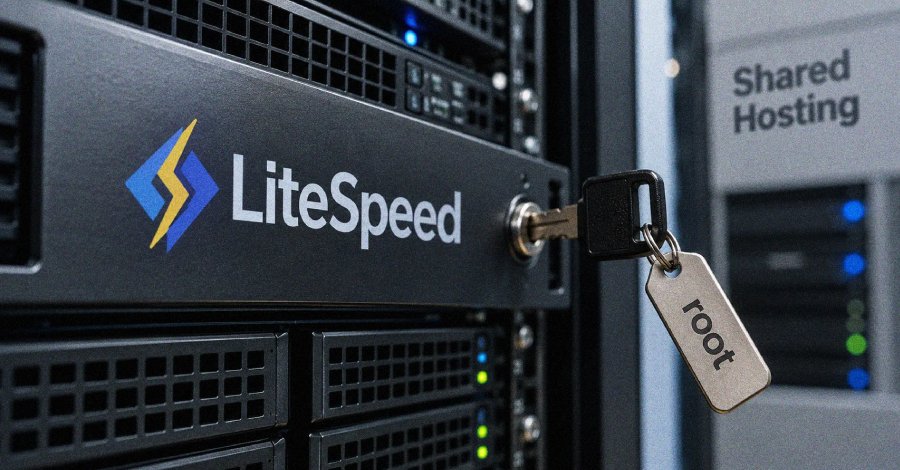 LiteSpeed Enterprise açığı paylaşımlı sunucuda tek bir hosting hesabının root erişimi elde etmesine yol açabilir