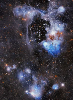 Büyük Macellan Bulutu'nda Hubble'dan Muhteşem Kare: Dev Süper Kabarcık