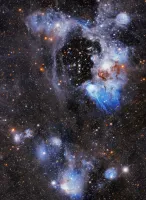 Büyük Macellan Bulutu'nda Hubble'dan Muhteşem Kare: Dev Süper Kabarcık