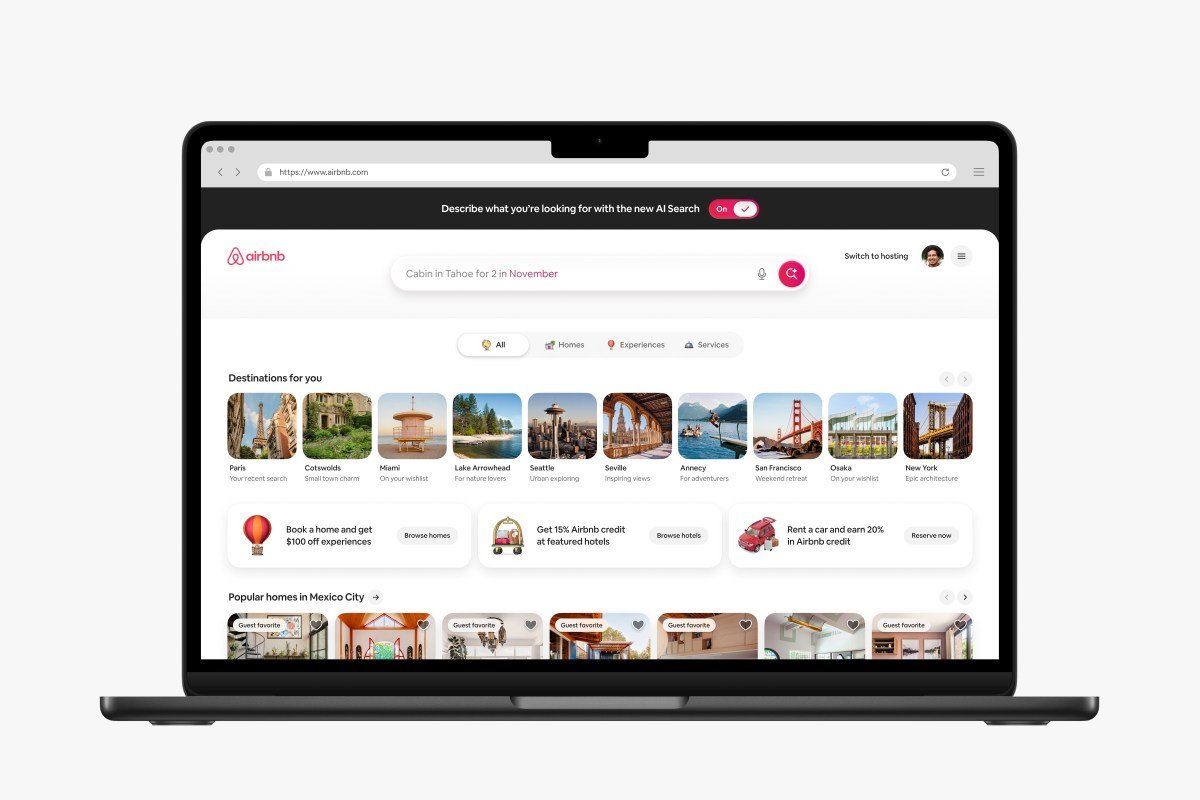 Airbnb yapay zekâ araması ve sosyal özellikleri genişletiyor