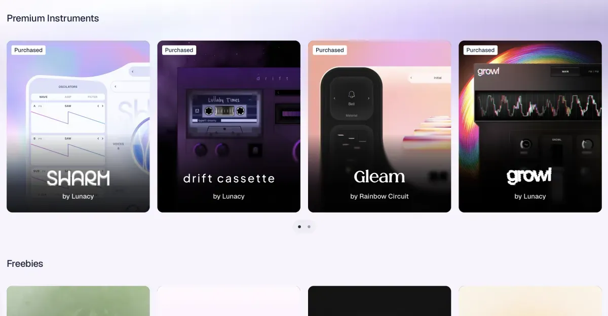 Lunacy Audio Nova, kendi yapay zekâ destekli müzik eklentilerini oluşturup satabileceğiniz bir platform