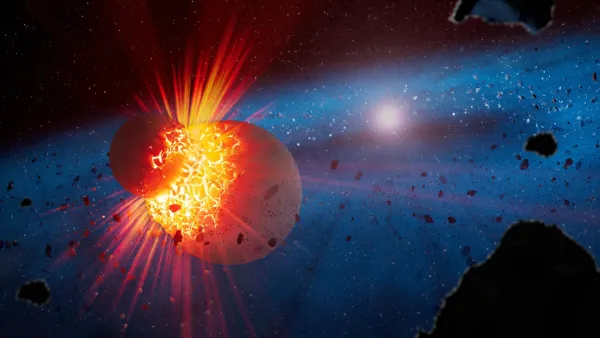 NASA’nın James Webb Teleskobu Mars büyüklüğünde gezegenlerin çarpıştığına işaret eden izler buldu
