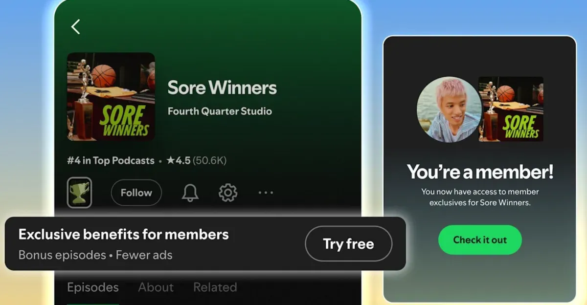 Spotify podcast üyelikleri 34 bölgede yayına girdi