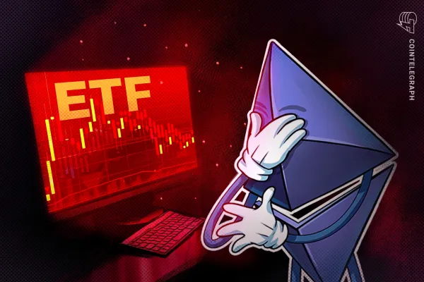 Ether ETF'lerinden çıkışlar sürüyor, ekim'de 1 milyar doları aştı