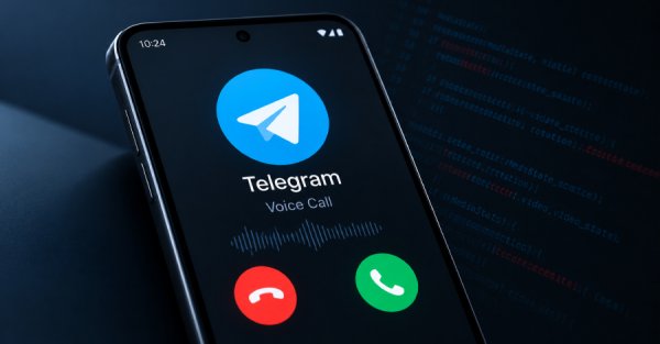 Telegram Android'de açık: Sesli arama yanıtlandığında kod çalıştırılabiliyor