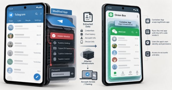 uCreator Android casusu Telegram 2FA şifrelerini çalabiliyor, WeChat hesaplarını klonlayabiliyor