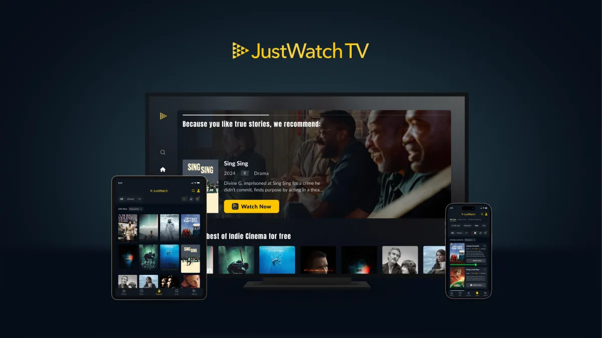 Akış rehberi JustWatch kendi yayın platformunu başlattı