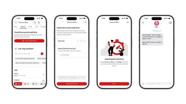 Yelp, restoran bekleme süresini kullanıcı adına arayan özellik ekledi